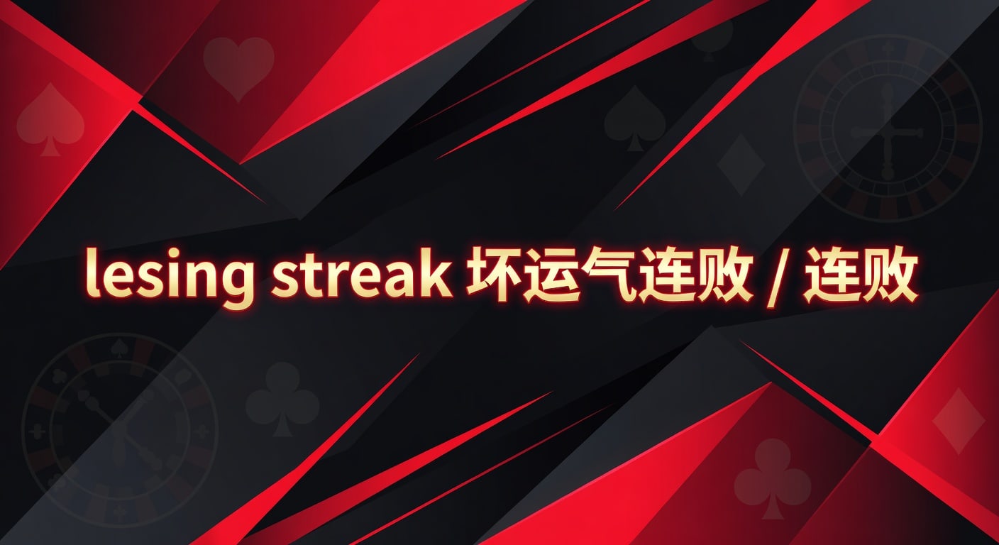 losing streak 坏运气连败：连败成因与应对